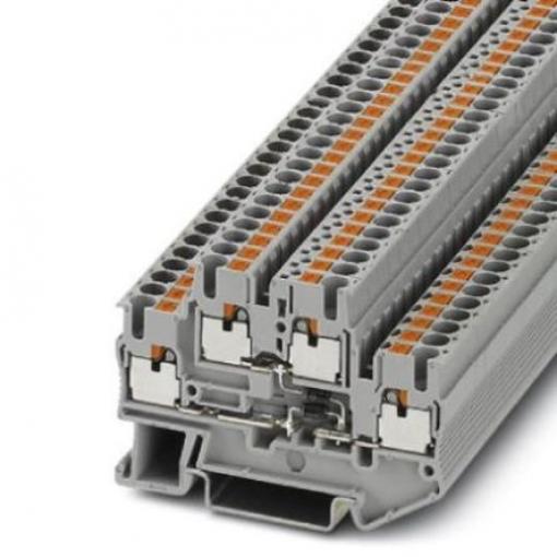 Phoenix Contact Svorkovnice pro komponenty 3211433, řada: PTTB 2.5-2DIO/UR-O/UR-UL, 500 V Šedá 0.14 to 4 mm² 2 Zásuvný
