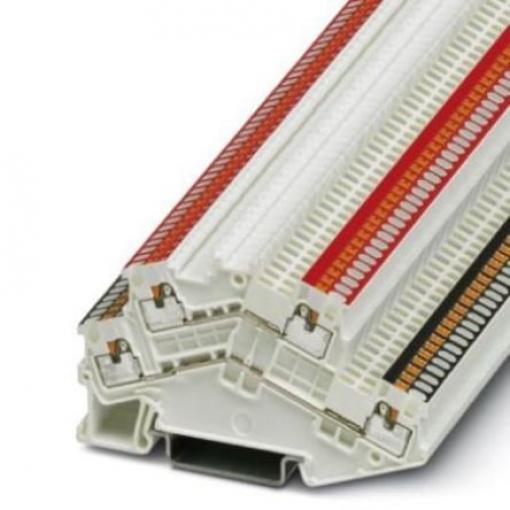 Phoenix Contact Svorkovnice s dvojitou úrovní 3214662, řada: PTTBS 1.5/S WH/U-BK/O-RD, 500 V Bílá 0.14 to 1.5 mm² 2