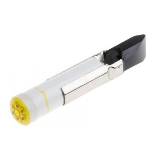 Žárovka indikátoru barva světla Žlutá, objímka žárovky: Telefonní kontaktní patice vícečipový, průměr: 5.5mm, 28V dc