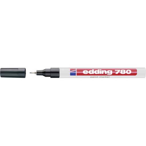 Edding 4-780-1-1001 edding 780 paint marker popisovač na laky  černá 0.8 mm 1 ks/bal.