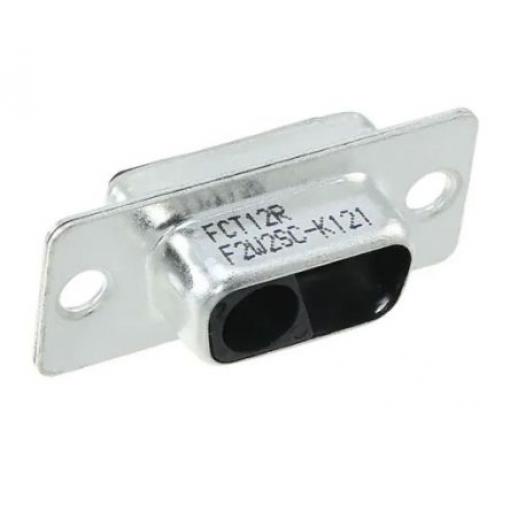 FCT from Molex Konektor D-Sub, řada: 172704, počet kontaktů: 2, orientace těla: Rovný, Panel Vnitřní, 1000V 6.86 mm,