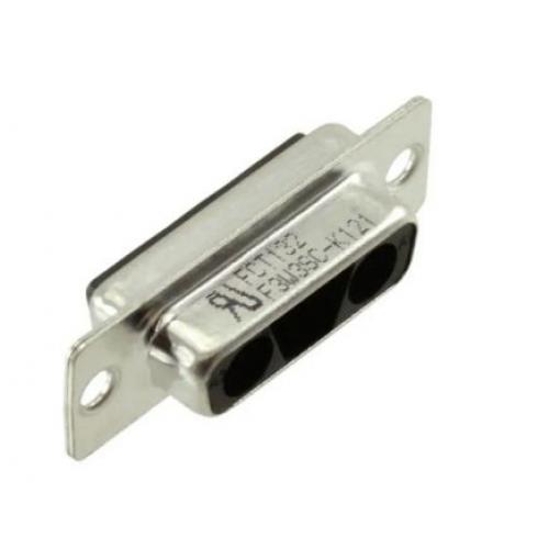 FCT from Molex Konektor D-Sub, řada: 173107, počet kontaktů: 3, orientace těla: Rovný, Panel Vnitřní, 1000V 6.86 mm,