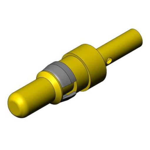 Napájecí kontakt pro konektor D-Sub, řada: 173112, Vnější, 16/20 AWG Krimpovací, pokovení: Zlatá, max. AWG: 16 AWG, typ