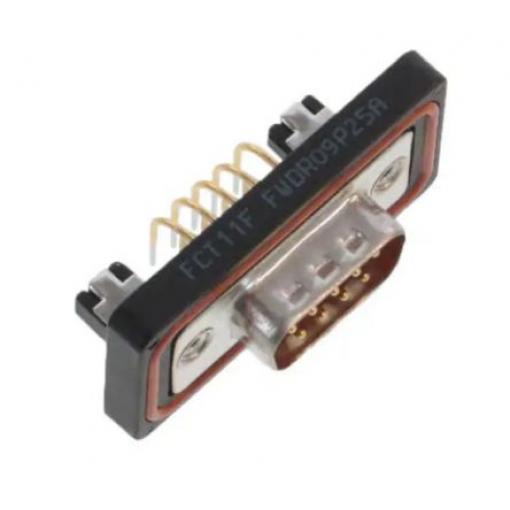 FCT from Molex Konektor D-Sub, řada: 172704, počet kontaktů: 9, orientace těla: Pravý úhel 2.84 mm, Průchozí otvor