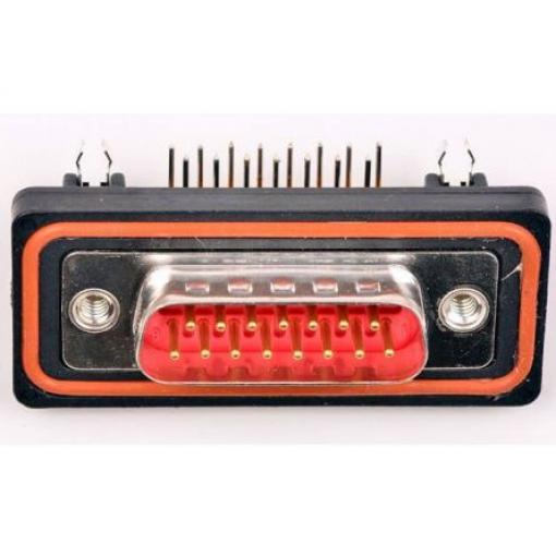 FCT from Molex Konektor D-Sub, řada: 172704, počet kontaktů: 15, orientace těla: Rovný 2.84 mm, Průchozí otvor Vnější,