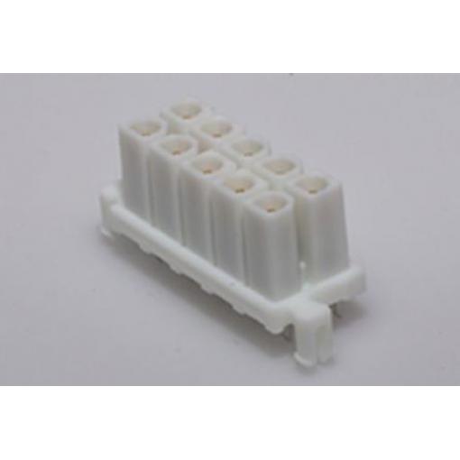Molex Pouzdro krimpovacího konektoru, řada: Mini-Fit Vnitřní, rozteč: 4.2 mm, počet kontaktů: 10, počet řad: 2,