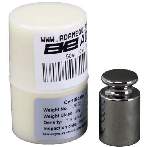 Adam Equipment Co Ltd, 50 g Kalibrační závaží, Třída M1