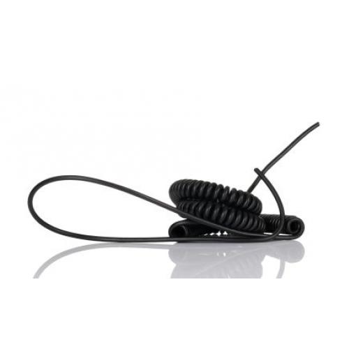 RS PRO Napájecí kabel 4žilový 2 m Polyvinylchlorid plášť, Černá, vnější průměr: 4.5 mm OD, 250 V 50 °C