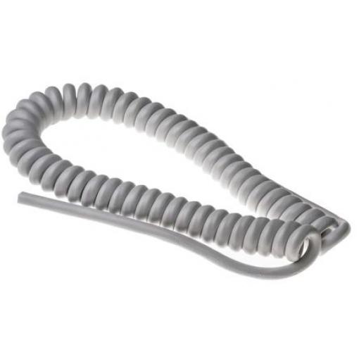 RS PRO Napájecí kabel 4žilový 1.5 m Polyvinylchlorid plášť, Šedá, vnější průměr: 6.2 mm OD, 300/500 V 50 °C