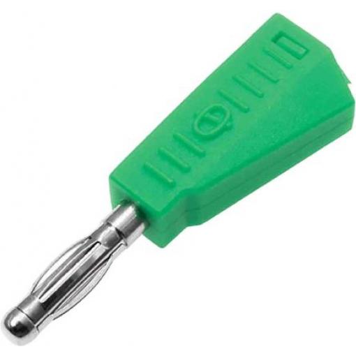 RS PRO Banánek, 4 mm, 30V, 19A, Zelená, Vnější Pájecí, materiál kontaktu: Mosaz, délka: 46 mm, pokovení kontaktu: Nikl