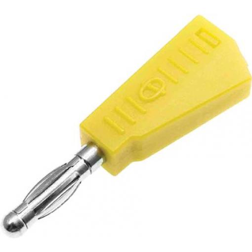 RS PRO Banánek, 4 mm, 30V, 19A, Žlutá, Vnější Pájecí, materiál kontaktu: Mosaz, délka: 46 mm, pokovení kontaktu: Nikl