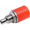 RS PRO Zásuvka na banánky, 4 mm, 30V, 24A, Červená, Vnitřní Pájecí, materiál kontaktu: Mosaz, délka: 21.3 mm, pokovení