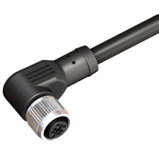 Kabel ovladače snímače, A: Vnitřní, A: Pravoúhlý 4, B: Volný konec, B: Neuzavřený, 250V, IP67, řada: CBF RS PRO 2 m