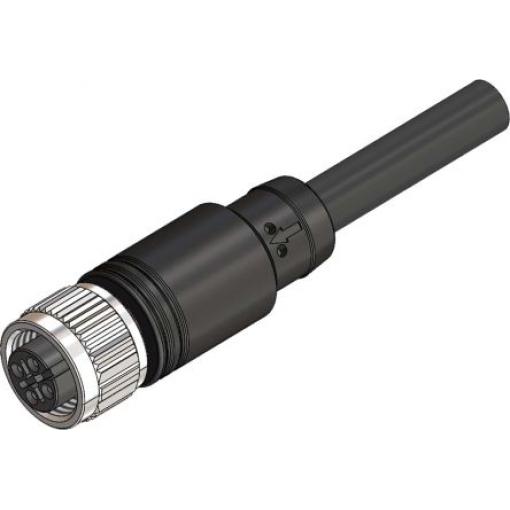Kabel ovladače snímače, A: Vnitřní, A: Rovný 4, B: Volný konec, B: Neuzavřený, 250V, IP67, řada: CBF RS PRO 2 m