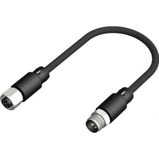 Kabel ovladače snímače, A: Vnitřní, A: Rovný 4, B: M12, B: Vnější, 250V 4, IP67, řada: CDM RS PRO 2 m