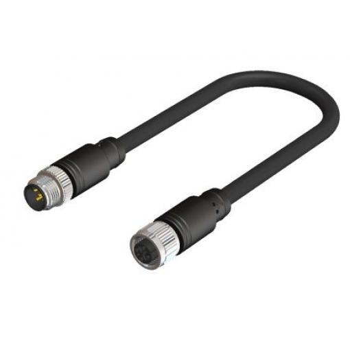 Kabel ovladače snímače, A: Vnitřní, A: Rovný 4, B: Přímý, B: Vnější, 250V 4, IP67, řada: CDF RS PRO 5 m