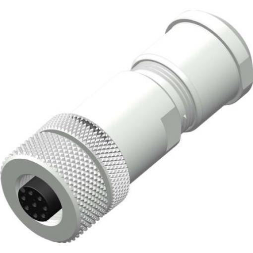 Kulatý konektor, počet kontaktů: 8, Kabel, velikost: M12 RS PRO, pohlaví kontaktu: Vnitřní, orientace těla: Rovný