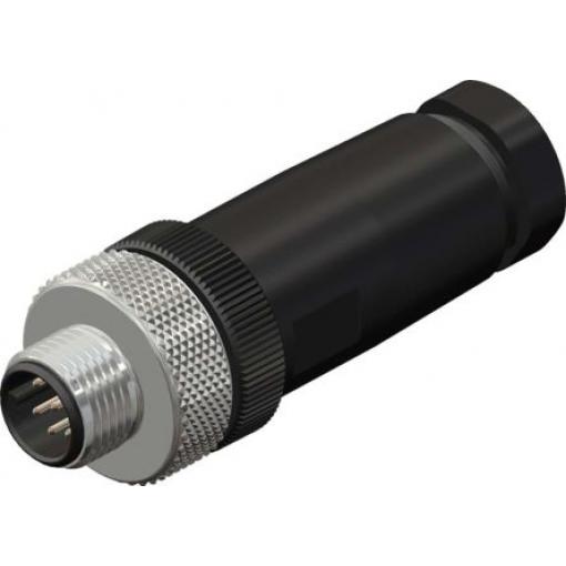 Kulatý konektor, počet kontaktů: 8, Kabel, velikost: M12 RS PRO, pohlaví kontaktu: Vnější, orientace těla: Rovný