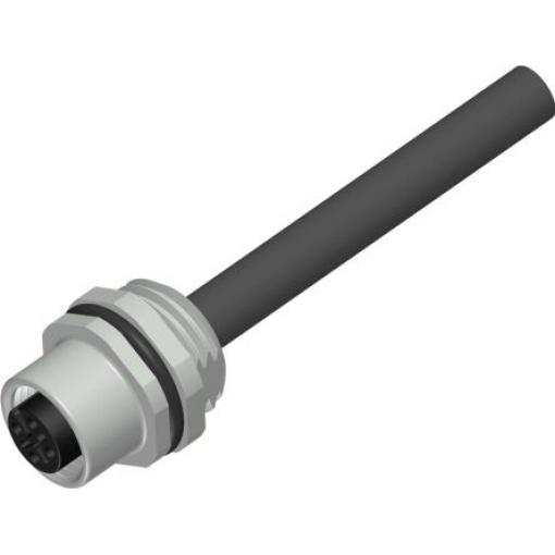 Kulatý konektor, počet kontaktů: 4, Přední montáž, velikost: M12 RS PRO, pohlaví kontaktu: Vnitřní, orientace těla: