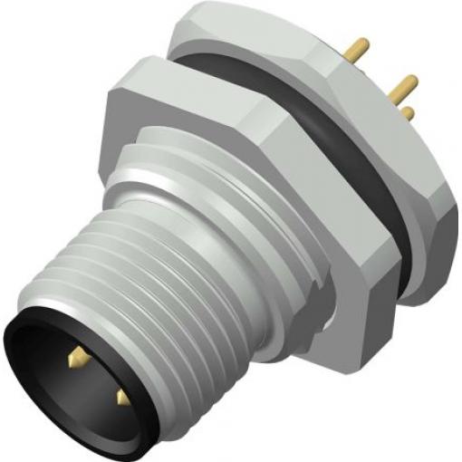 Kulatý konektor, počet kontaktů: 4, Přední montáž, velikost: M12 RS PRO, pohlaví kontaktu: Vnější, orientace těla: Rovný