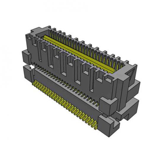 Samtec Konektor PCB, řada: ASP, Deska-deska, počet kontaktů: 52, počet řad: 2, rozteč: 0.64 mm, orientace těla: Rovný,