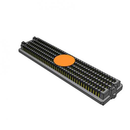 Patice PCB, řada: ASP, orientace těla: Svislé, rozteč: 1.27 mm Deska-deska, počet kontaktů: 400, počet řad: 10, Povrch