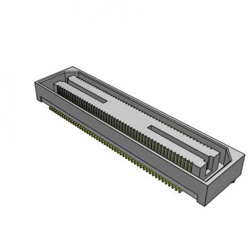 Patice PCB, řada: ASP, orientace těla: Pravý úhel, rozteč: 0.5 mm Deska-deska, počet kontaktů: 100, počet řad: 2, Povrch