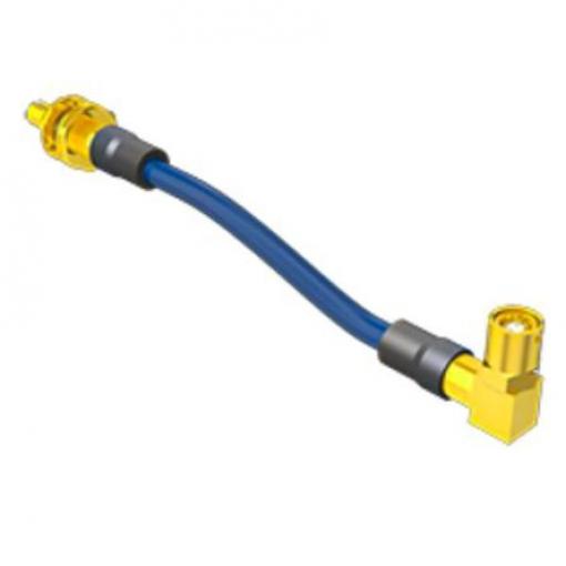 Koaxiální kabel, Černá 28 AWG Polyvinylchlorid 101 mm 100 Ω Samtec