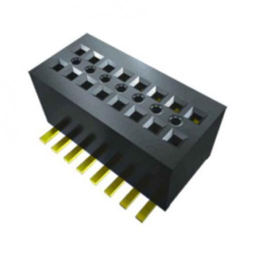 Patice PCB, řada: CLE, orientace těla: Pravý úhel, rozteč: 0.8 mm Deska-deska, počet kontaktů: 20, počet řad: 2, Povrch