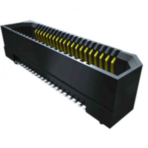Patice PCB, řada: ERF8, orientace těla: Svislé, rozteč: 0.8 mm Deska-deska, počet kontaktů: 20, počet řad: 2, Povrch