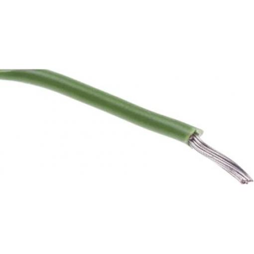 Zapojovací vodič, řada: 1061 plocha průřezu 0.33 mm², typ kabelu: Přípojka, prameny vodičů: 7, Zelená, 300 V 30.5 m 22