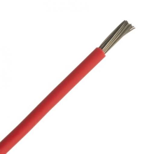 Zapojovací vodič, řada: 11028 plocha průřezu 0.81 mm², typ kabelu: Jednožilový, prameny vodičů: 16, Červená, 600 V 305 m