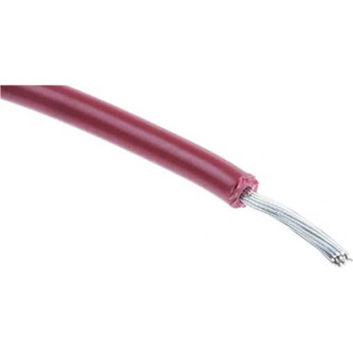 Zapojovací vodič, řada: 1569 plocha průřezu 1.32 mm², typ kabelu: Jednožilový, prameny vodičů: 26, Červená, 300 V 30.5 m