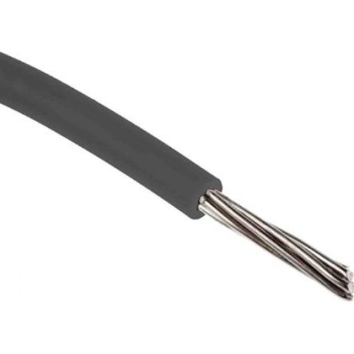 Zapojovací vodič, řada: 1569 plocha průřezu 0.22 mm², typ kabelu: Jednožilový, prameny vodičů: 7, Šedá, 300 V 30.5 m 24