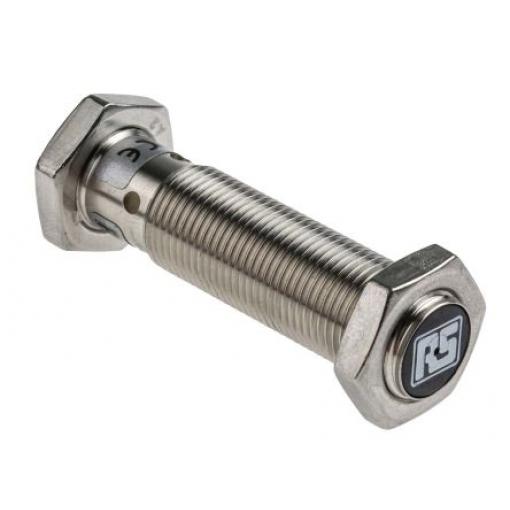 RS PRO Snímač přiblížení Válec se závitem M12 200 mA IP68 PnP 3 kHz 3 mm 30 V dc