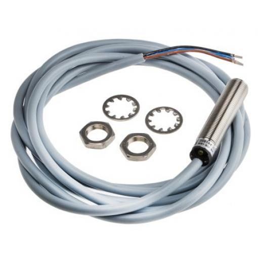 RS PRO Snímač přiblížení Válec se závitem M12 x 1 200 mA IP68 PnP 3 kHz 3 mm 30 V dc