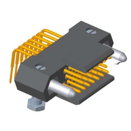 Amphenol Socapex Konektor PCB, řada: HDAS, Deska-deska, počet kontaktů: 20, počet řad: 3, rozteč: 1.91 mm, orientace