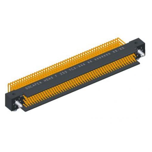 Amphenol Socapex Konektor PCB, řada: HDAS, Deska-deska, počet kontaktů: 253, počet řad: 4, rozteč: 1.91 mm, orientace