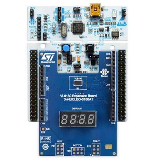 Blízkost, klasifikace: Deska snímače for VL6180, pro použití s: Mikrokontrolér STM32F401RE Deska NUCLEO-F401REBoard a