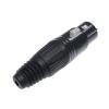 RS PRO Konektor XLR, barva Stříbrná, počet kontaktů: 5, orientace těla: Rovný Vnitřní, pokovení: Stříbrná, Kabel, 75 V