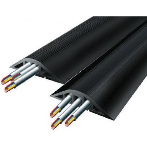 Kryt kabelu 14 mm (vnitřní prům.) délka 4.5 m x šířka 120mm barva Černá RS PRO Pryž