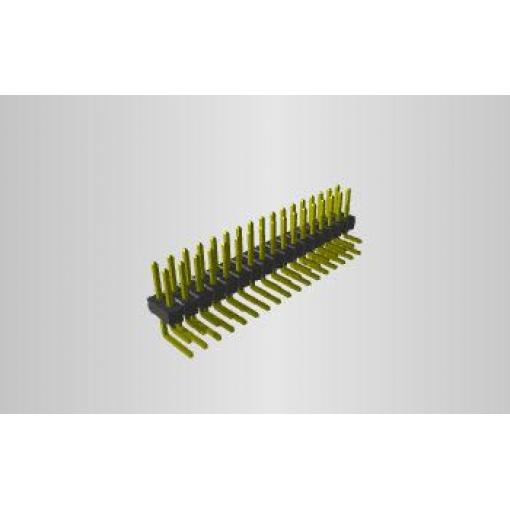 Samtec Kolíkový konektor, řada: TSW, Deska-deska, počet kontaktů: 34, počet řad: 2, rozteč: 2.54 mm, orientace těla: