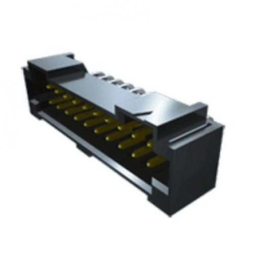 Samtec Konektor PCB, řada: T2M, Deska-deska, počet kontaktů: 10, počet řad: 2, rozteč: 2 mm, orientace těla: Pravý úhel,