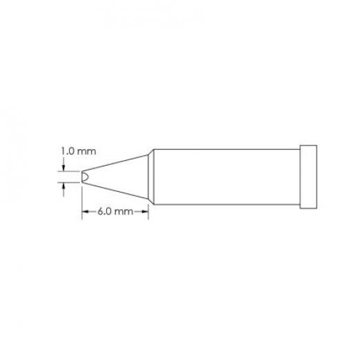Metcal Pájecí hrot 6 mm 6 mm Sekáč