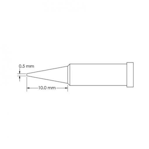 Metcal Pájecí hrot 10 mm 10 mm Kuželovité
