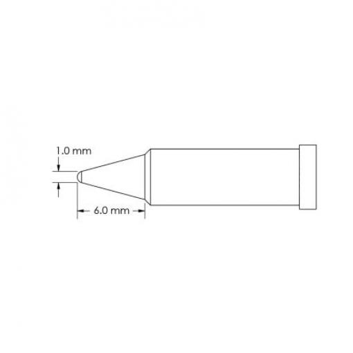 Metcal Pájecí hrot 6 mm 6 mm Kuželovité