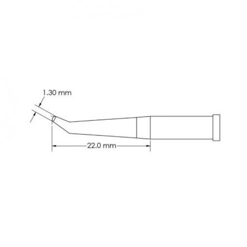 Metcal Pájecí hrot 22 mm 22 mm Kuželovité