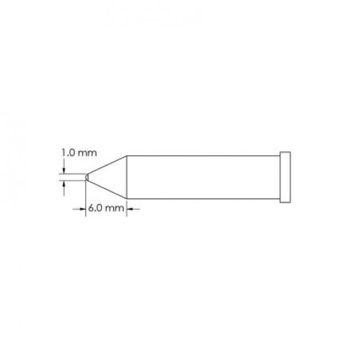 Metcal Pájecí hrot 6 mm 6 mm Kuželovité