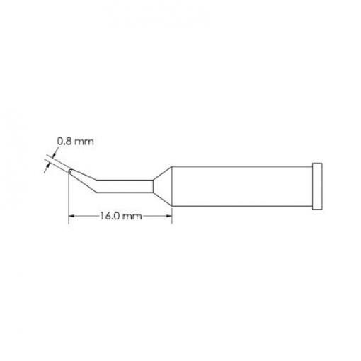 Metcal Pájecí hrot 16 mm 16 mm Kuželovité
