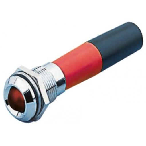 Indikátor pro montáž do panelu Prominentní barva Červená Pájecí plíšek, 12 V ac/dc RS PRO, IP67